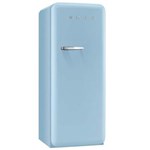 Ficha técnica e caractérísticas do produto Refrigerador Smeg 1 Porta FAB28UAZR Anos 50 com Puxador para Direita Cromado - 247 L - 110v - Azul Claro
