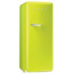 Ficha técnica e caractérísticas do produto Refrigerador Smeg 1 Porta FAB28UVER Anos 50 com Puxador para Direita Cromado - 247 L - 110v - Maça Verde