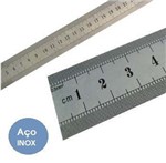 Ficha técnica e caractérísticas do produto Régua Aço Inox 100 Cm - Brasfort