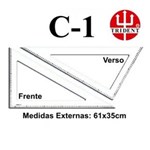 Ficha técnica e caractérísticas do produto Régua Costura Trident C-1