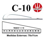 Ficha técnica e caractérísticas do produto Régua Costura Trident C-10