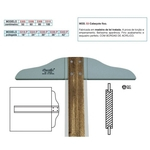 Ficha técnica e caractérísticas do produto Régua T De Madeira Trident 50cm Fixa C/ Borda Acrílica - Ref. 5305