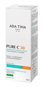 Ficha técnica e caractérísticas do produto Rejuvenescedor Facial Ada Tina Pure C 20 - Mousse 30ml