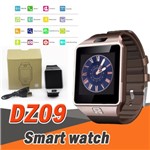 Ficha técnica e caractérísticas do produto Relogio 2017 Smart Watch Dz09 Android Celular Chip Bluetooth Dourado - D Smart