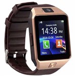 Relogio 2017 Smart Watch Dz09 Android Celular Chip Bluetooth Dourado