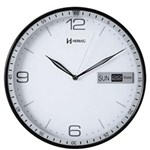 Ficha técnica e caractérísticas do produto Relógio 6415 Parede Branco 30cm Calendário Herweg