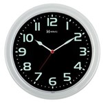Ficha técnica e caractérísticas do produto 660016 Relógio Parede 28cm Branco Verde Fluorescente Herweg