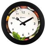 Ficha técnica e caractérísticas do produto Relógio 6651 de Parede Herweg Cozinha 21cm Preto