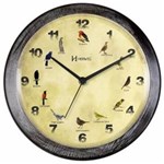 Ficha técnica e caractérísticas do produto Relógio Canto de Pássaros Brasileiros 26 CM Herweg