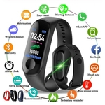 Ficha técnica e caractérísticas do produto Relógio Bluetooth Inteligente Smartband M3 Monitor Cardiaco Lançamento