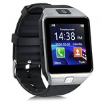 Ficha técnica e caractérísticas do produto Relógio Bluetooth Smartwatch Ge Chip Dz09 Iphone Android Prata - Odc