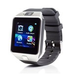 Ficha técnica e caractérísticas do produto Relógio Bluetooth Smartwatch Gear Chip Dz09 Iphone e Android