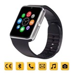 Ficha técnica e caractérísticas do produto Relógio Bluetooth Smartwatch Gear Chip Gt08 e Android Prata