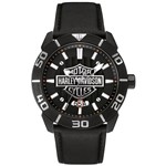 Ficha técnica e caractérísticas do produto Relógio Bulova Harley Davidson Analógico Masculino 78B136 WH30537P