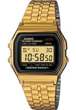 Ficha técnica e caractérísticas do produto Relógio Casio A159WGEA-1DF Dourado