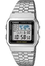 Ficha técnica e caractérísticas do produto Relógio Casio A500WA-1DF Prata