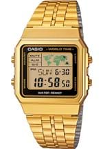 Ficha técnica e caractérísticas do produto Relógio Casio A500WGA-1DF Dourado
