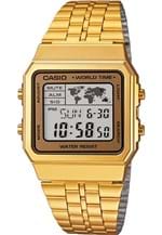 Ficha técnica e caractérísticas do produto Relógio Casio A500WGA-9DF Dourado