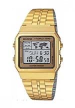 Ficha técnica e caractérísticas do produto Relógio Casio A500Wga9Df Dourado