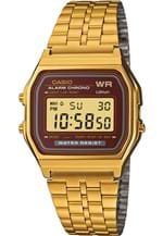 Ficha técnica e caractérísticas do produto Relógio Casio Feminino A159WGEA5DF Dourado