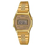 Ficha técnica e caractérísticas do produto Relógio Casio Feminino Digital Vintage Dourado LA690WGA-9DF