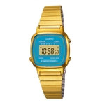 Ficha técnica e caractérísticas do produto Relógio Casio Feminino Dourado Digital LA670WGA-2DF