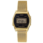Ficha técnica e caractérísticas do produto Relógio Casio Feminino Vintage Digital LA690WEMY-1DF - Dourado