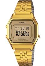 Ficha técnica e caractérísticas do produto Relógio Casio LA680WGA-9DF Dourado