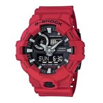 Ficha técnica e caractérísticas do produto Relógio Casio Masculino G-Shock Ga-700-4adr Vermelho