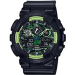 Ficha técnica e caractérísticas do produto Relógio Casio Masculino G-shok Ga-100ly-1adr Verde Anadigi