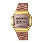 Ficha técnica e caractérísticas do produto Relógio Casio Rose/dourado A168wecm-5df