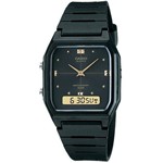 Ficha técnica e caractérísticas do produto Relógio CASIO Vintage AW-48HE-1AVDF *Dual Time