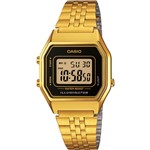 Ficha técnica e caractérísticas do produto Relógio Casio Vintage Digital Dourado LA680WGA-1DF