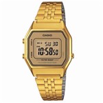 Ficha técnica e caractérísticas do produto Relógio Casio Vintage Digital Dourado LA680WGA-9DF