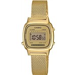 Ficha técnica e caractérísticas do produto Relógio Casio Vintage Dourado La670wemy-9df