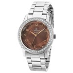 Ficha técnica e caractérísticas do produto Relógio Champion Crystal Feminino Prata Cn27205o
