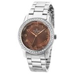 Ficha técnica e caractérísticas do produto Relógio Champion Crystal Feminino Prata CN27205O