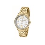 Ficha técnica e caractérísticas do produto Relógio Champion Dourado Fashion Feminino 50 Metros Cn29605h