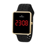 Ficha técnica e caractérísticas do produto Relógio Champion Feminino Digital Led Ch40081v Dourado