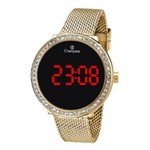 Ficha técnica e caractérísticas do produto Relógio Champion Feminino Digital Led Ch48037V Dourado