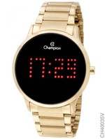 Ficha técnica e caractérísticas do produto Relógio Champion Feminino Digital LED Dourado CH40035V