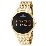 Ficha técnica e caractérísticas do produto Relógio Champion Feminino Ref: Ch40008j Digital LED Dourado