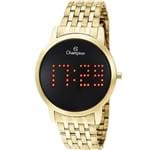 Ficha técnica e caractérísticas do produto Relógio Champion Feminino Ref: Ch40008v Digital LED Dourado