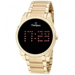 Ficha técnica e caractérísticas do produto Relógio Champion Feminino Ref: Ch40053v Digital LED Dourado