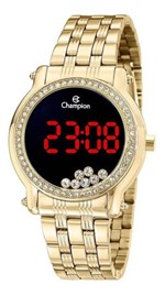 Ficha técnica e caractérísticas do produto Relógio Champion Feminino Ref Ch48055h Digital LED Dourado