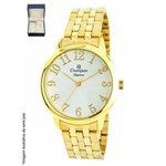 Ficha técnica e caractérísticas do produto Relógio Champion Feminino Ref: Cn26162w Dourado + Semijóia