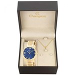 Ficha técnica e caractérísticas do produto Relógio Champion Feminino Ref: Cn26279y Dourado + Semijóia