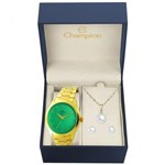 Ficha técnica e caractérísticas do produto Relógio Champion Feminino Ref: Cn27723e Dourado + Semijóia
