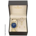 Ficha técnica e caractérísticas do produto Relógio Champion Feminino Ref: Cn27885k Dourado + Semijóia