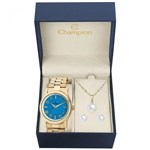 Ficha técnica e caractérísticas do produto Relógio Champion Feminino Ref: Cn29221y Dourado + Semijóia - Champion